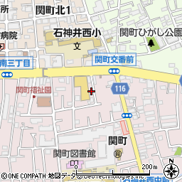 東京都練馬区関町南3丁目13-16周辺の地図