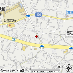 〒197-0823 東京都あきる野市野辺の地図