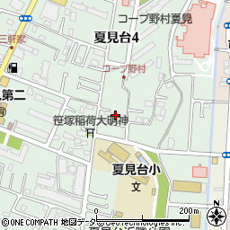 千葉県船橋市夏見台4丁目16-28周辺の地図