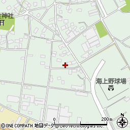 千葉県旭市蛇園2608周辺の地図