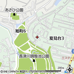 千葉県船橋市夏見台3丁目14-23周辺の地図