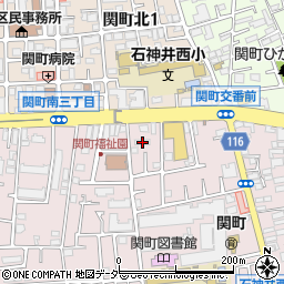東京都練馬区関町南3丁目14-12周辺の地図