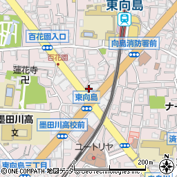 セブンイレブン墨田東向島４丁目店周辺の地図