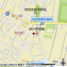 東京都立川市砂川町1丁目52-29周辺の地図