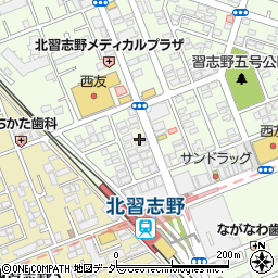 セオサイクル北習志野店周辺の地図