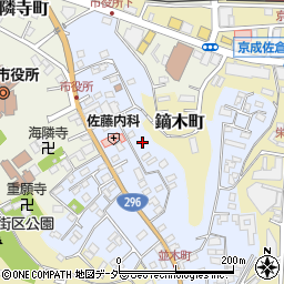千葉県佐倉市並木町94周辺の地図