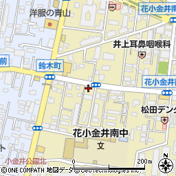 タイムズ花小金井南第４駐車場周辺の地図