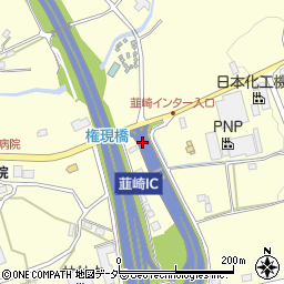 韮崎ＩＣ周辺の地図
