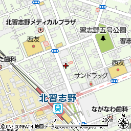 カレーハウスＣｏＣｏ壱番屋北習志野駅前店周辺の地図