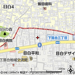 東京都新宿区下落合3丁目21周辺の地図