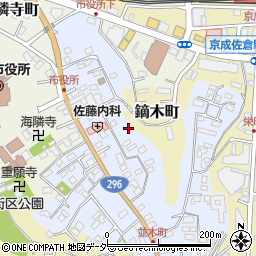 千葉県佐倉市並木町98周辺の地図