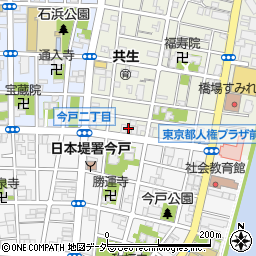 東京都台東区橋場1丁目6周辺の地図