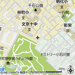 鍵の出張救急車　文京区千石営業所２４時間受付センター周辺の地図