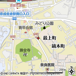 千葉県佐倉市鏑木町1128周辺の地図
