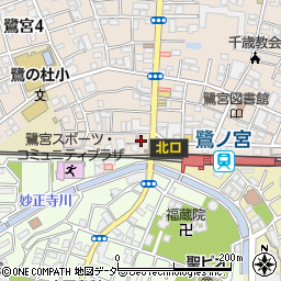 福しん 鷺ノ宮店周辺の地図