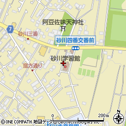 東京都立川市砂川町1丁目52周辺の地図