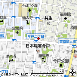 東京都台東区橋場1丁目7-2周辺の地図