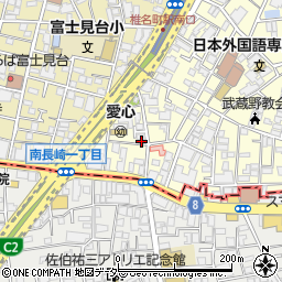 東京都豊島区目白5丁目7-19周辺の地図