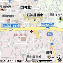東京都練馬区関町南3丁目14-17周辺の地図