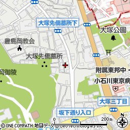 東京都文京区大塚5丁目22周辺の地図