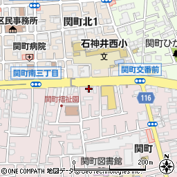 東京都練馬区関町南3丁目14-16周辺の地図
