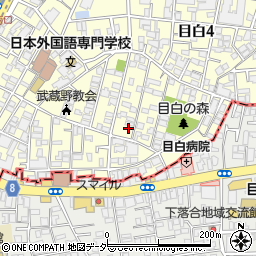 東京都豊島区目白4丁目9-26周辺の地図