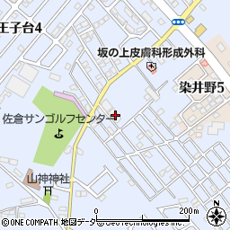 千葉県佐倉市生谷1568周辺の地図