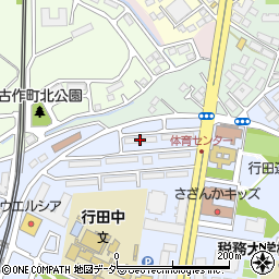 国家公務員住宅船橋行田住宅２号棟周辺の地図