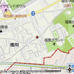東京都福生市熊川1636周辺の地図