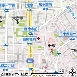 [葬儀場]長國寺斎場周辺の地図