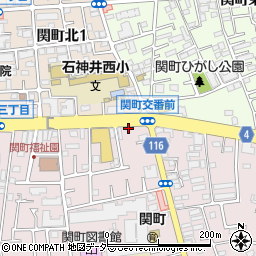 東京都練馬区関町南3丁目12-24周辺の地図