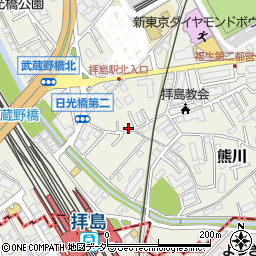 小林邸_熊川akippa駐車場周辺の地図