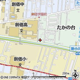 東京都小平市たかの台4-1周辺の地図