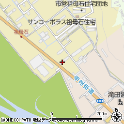 山梨県韮崎市下祖母石2078周辺の地図