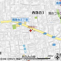 東京都新宿区西落合周辺の地図