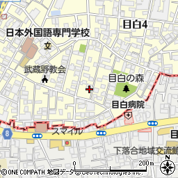 東京都豊島区目白4丁目9-25周辺の地図