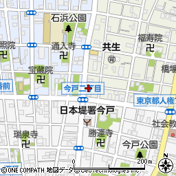 東京都台東区橋場1丁目7-4周辺の地図