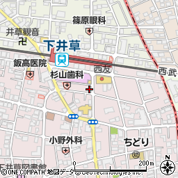 下井草珠算塾周辺の地図