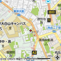 東京都文京区白山5丁目29-12周辺の地図