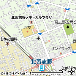 スターツピタットハウス株式会社　ピタットハウス北習志野店周辺の地図