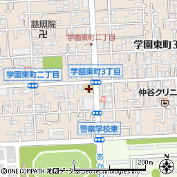 トヨタＳ＆Ｄ西東京小平学園店周辺の地図