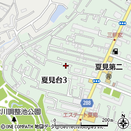 千葉県船橋市夏見台3丁目19-34周辺の地図