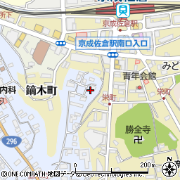 千葉県佐倉市並木町210周辺の地図
