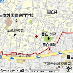 東京都豊島区目白4丁目10-6周辺の地図