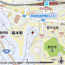 千葉県佐倉市並木町205周辺の地図
