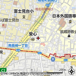 東京都豊島区目白5丁目7-17周辺の地図