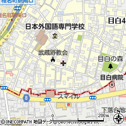 東京都豊島区目白5丁目16-26周辺の地図
