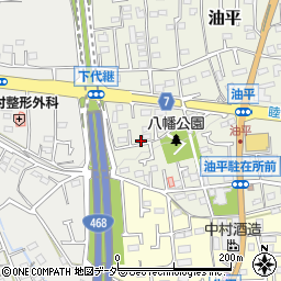 東京都あきる野市油平172-9周辺の地図