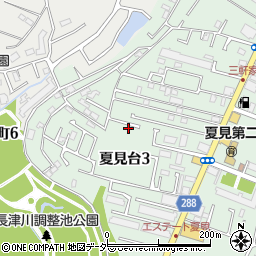 千葉県船橋市夏見台3丁目19-17周辺の地図