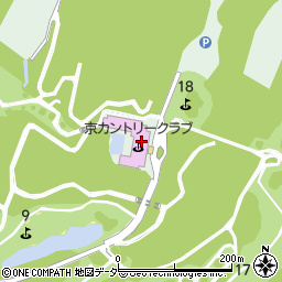京カントリークラブ周辺の地図